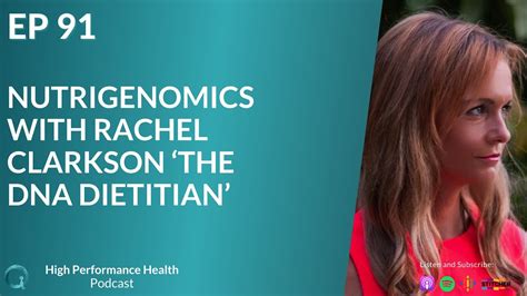 Rachel Clarkson, The DNA Dietitian